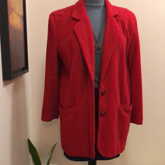 Vintage Red Blazer - Picture 2 of 2